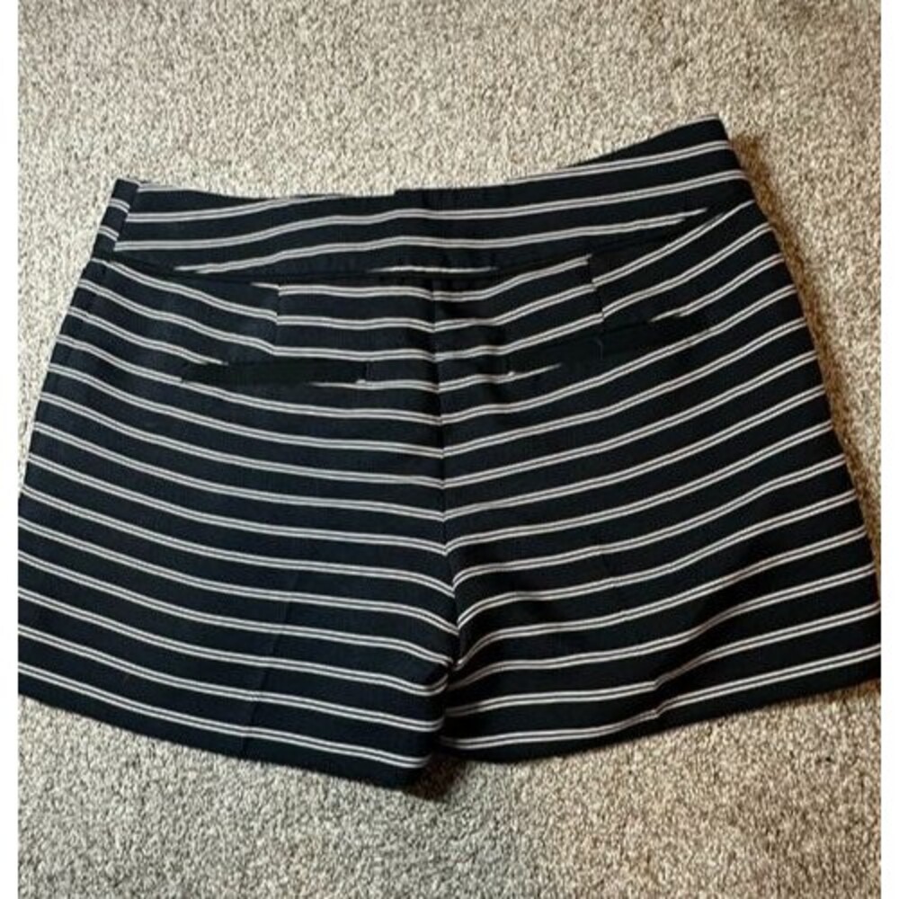 The Riviera Short Ann Taylor Loft Women's Size 00 Chino Striped Shorts